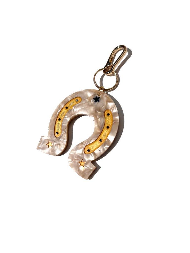 Lucky Horseshoe Keychain / Bag Charm