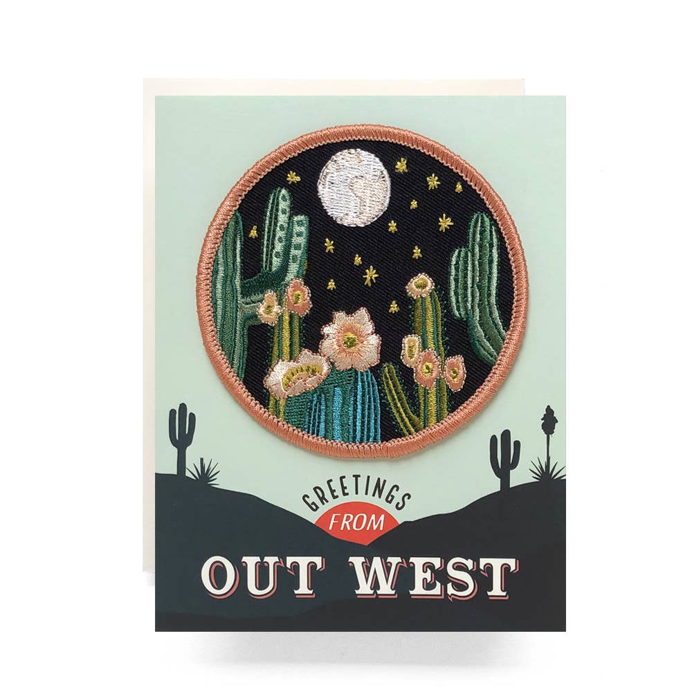 Out West | Patch Greeting Card