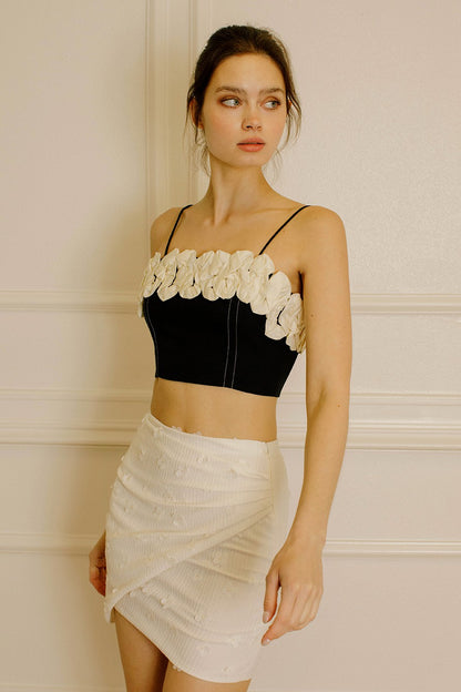 3D Daisy Mini Skirt