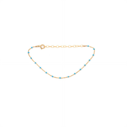 Dainty Gold + Enamel Bracelet