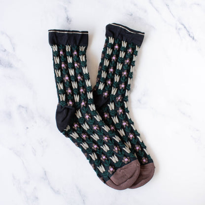 Vintage Floral Socks