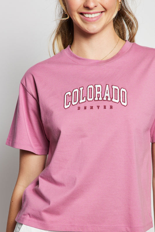 Colorado Pink Lady Tee