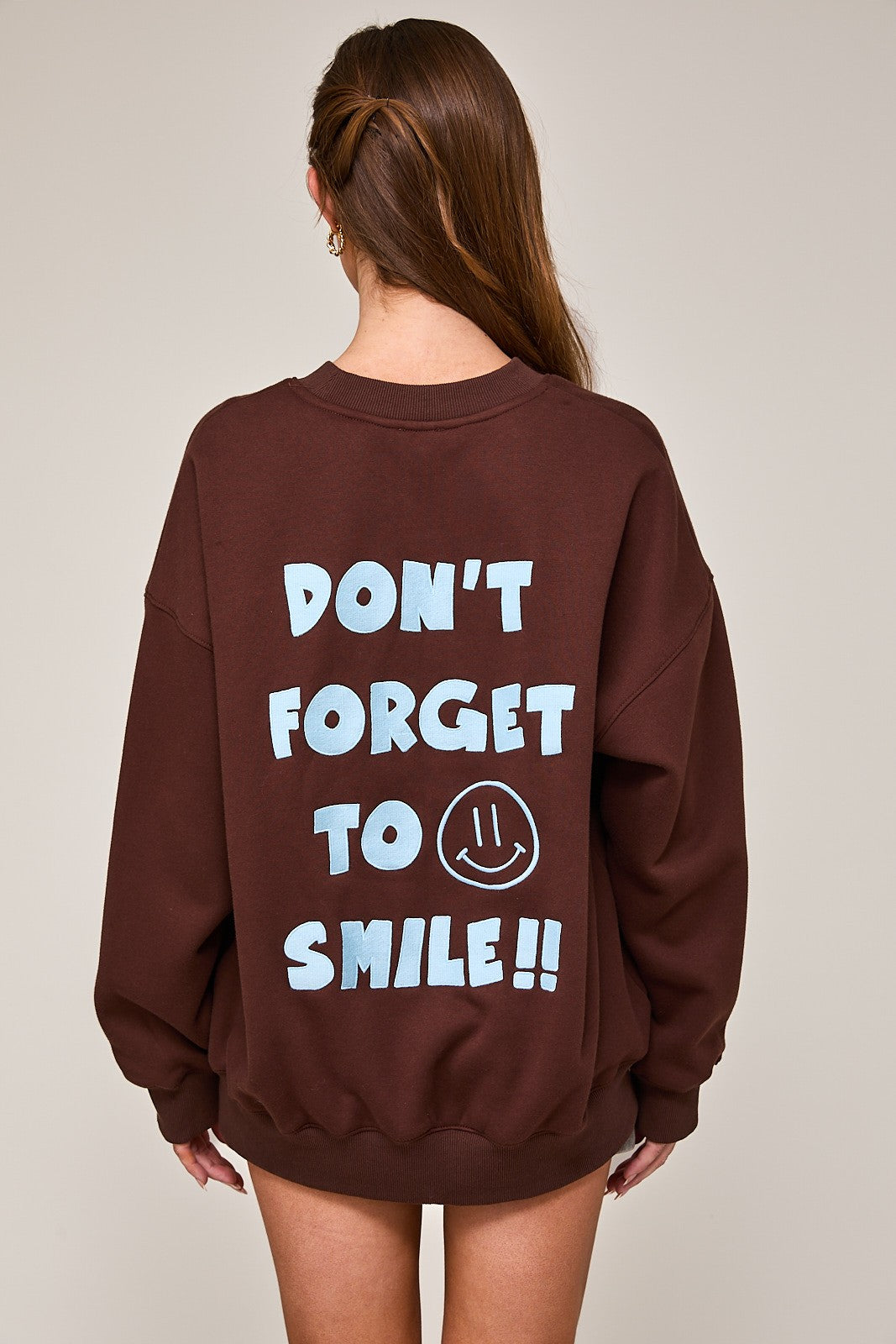 Smile Oversized Sweatshirt