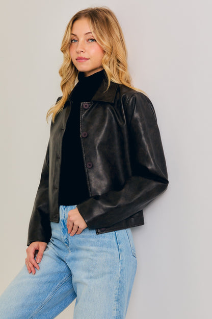 Blaze Blouson Leather Jacket