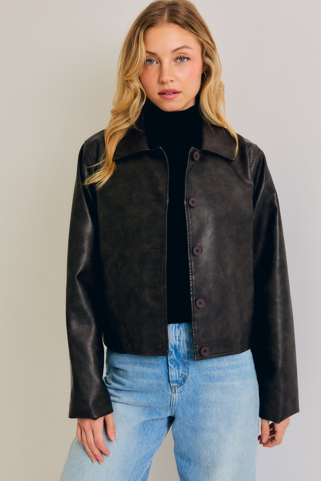 Blaze Blouson Leather Jacket