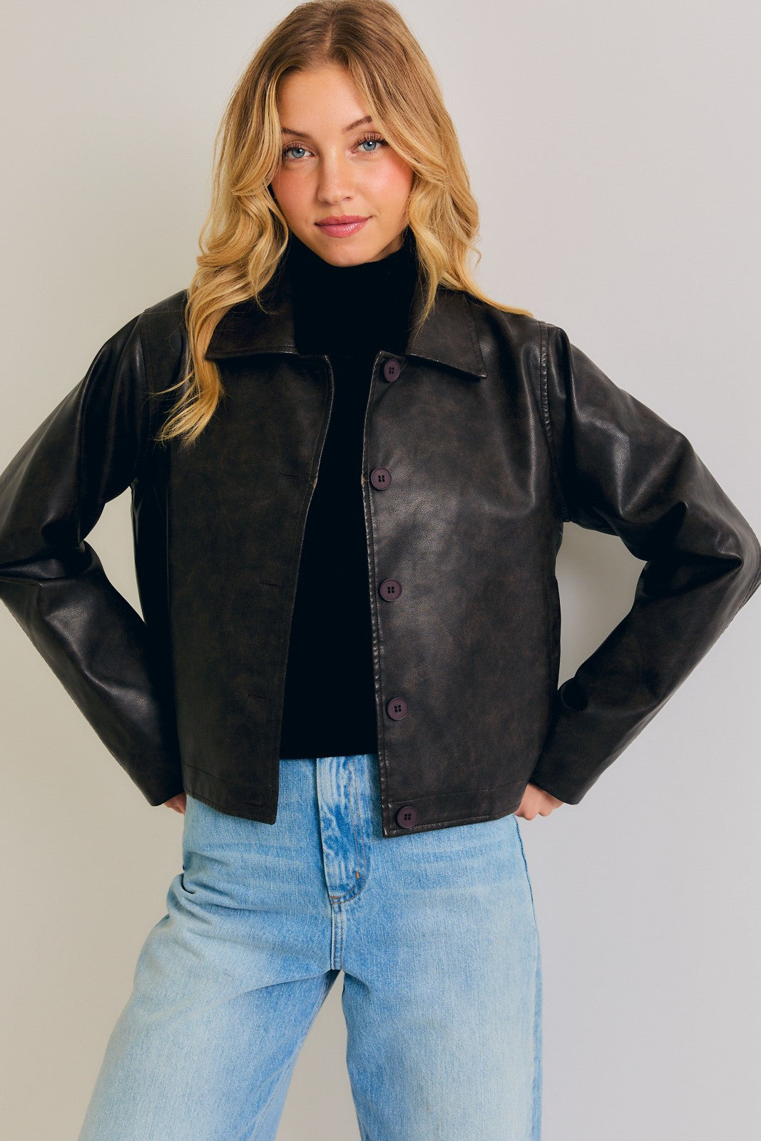 Blaze Blouson Leather Jacket