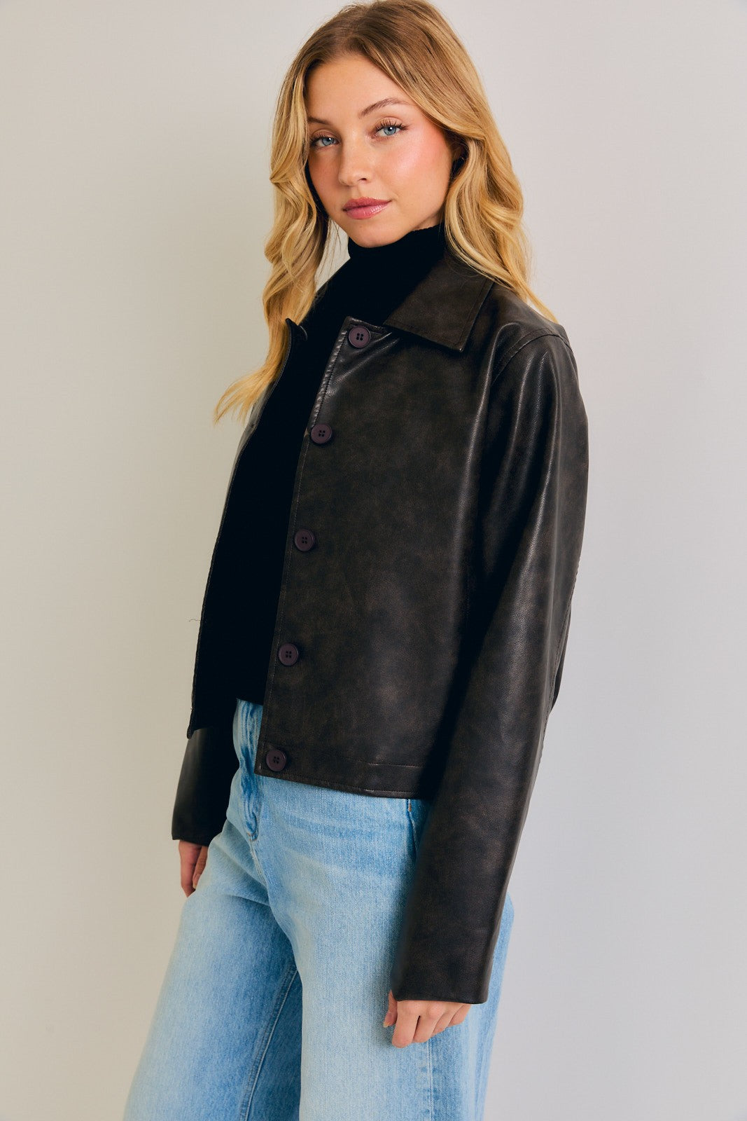 Blaze Blouson Leather Jacket