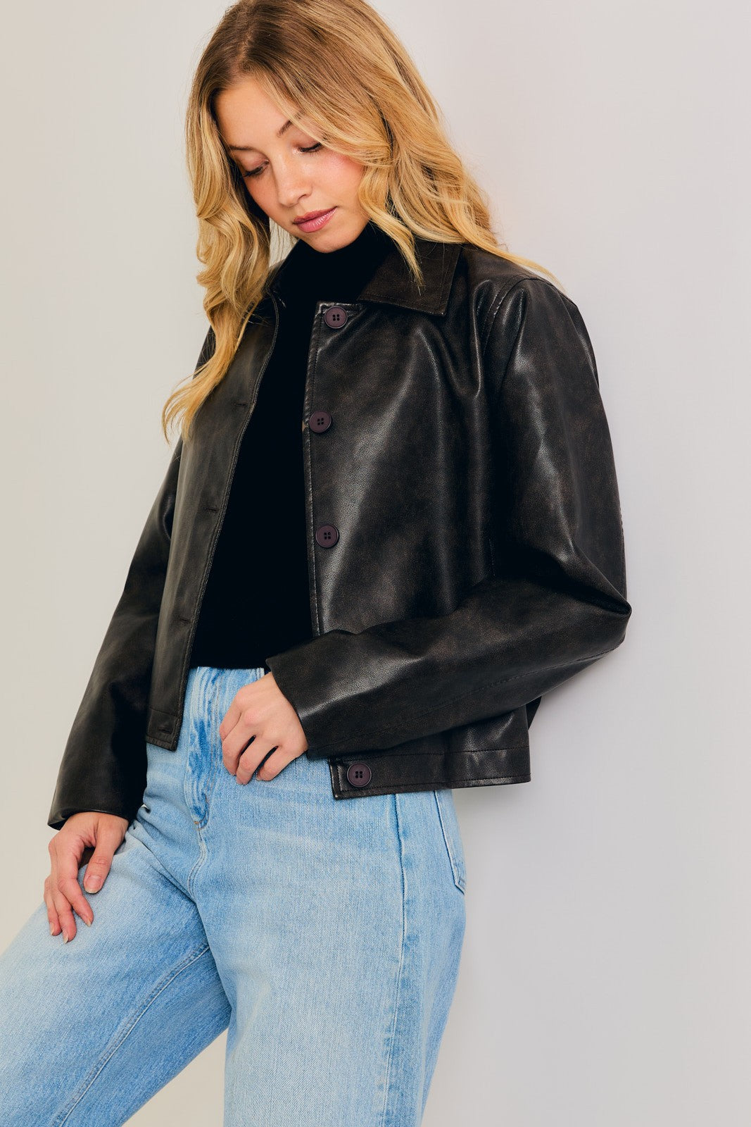 Blaze Blouson Leather Jacket