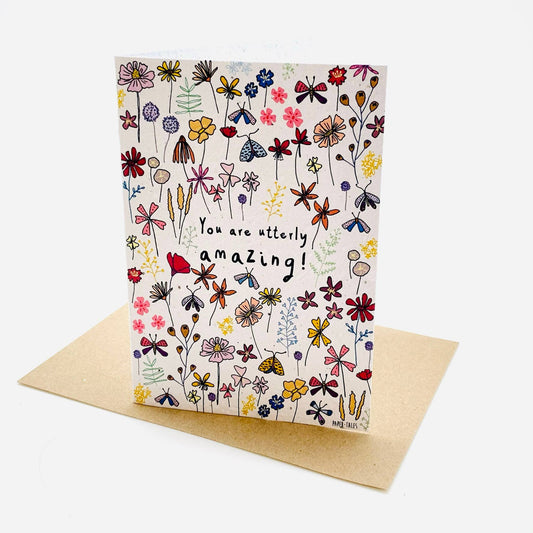 Utterly Amazing | Growing Paper Greeting Card