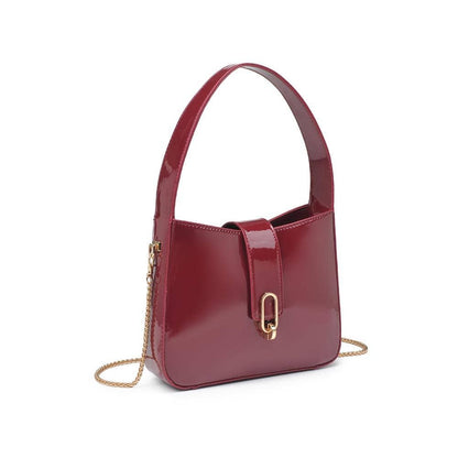 Paige Patent Shoulder Bag