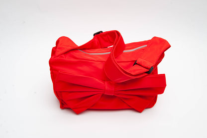 Coquette Cherry Red Bow Bag