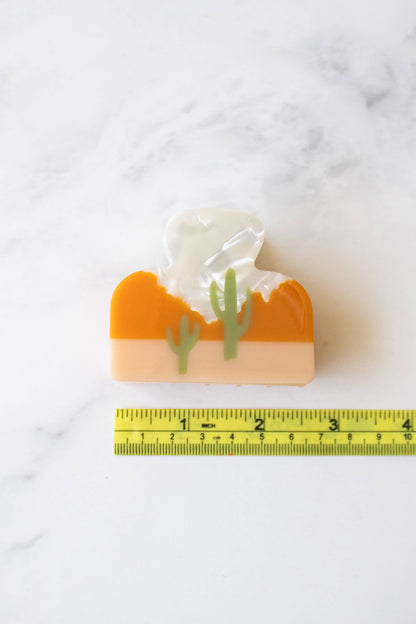 Desert Cactus Hair Clip