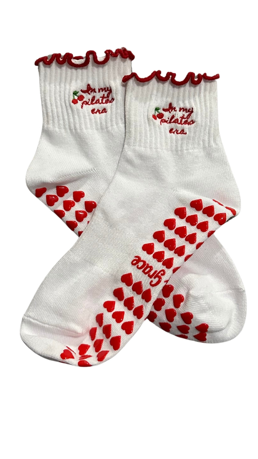 "in My Pilates Era" Pilates Grip Socks