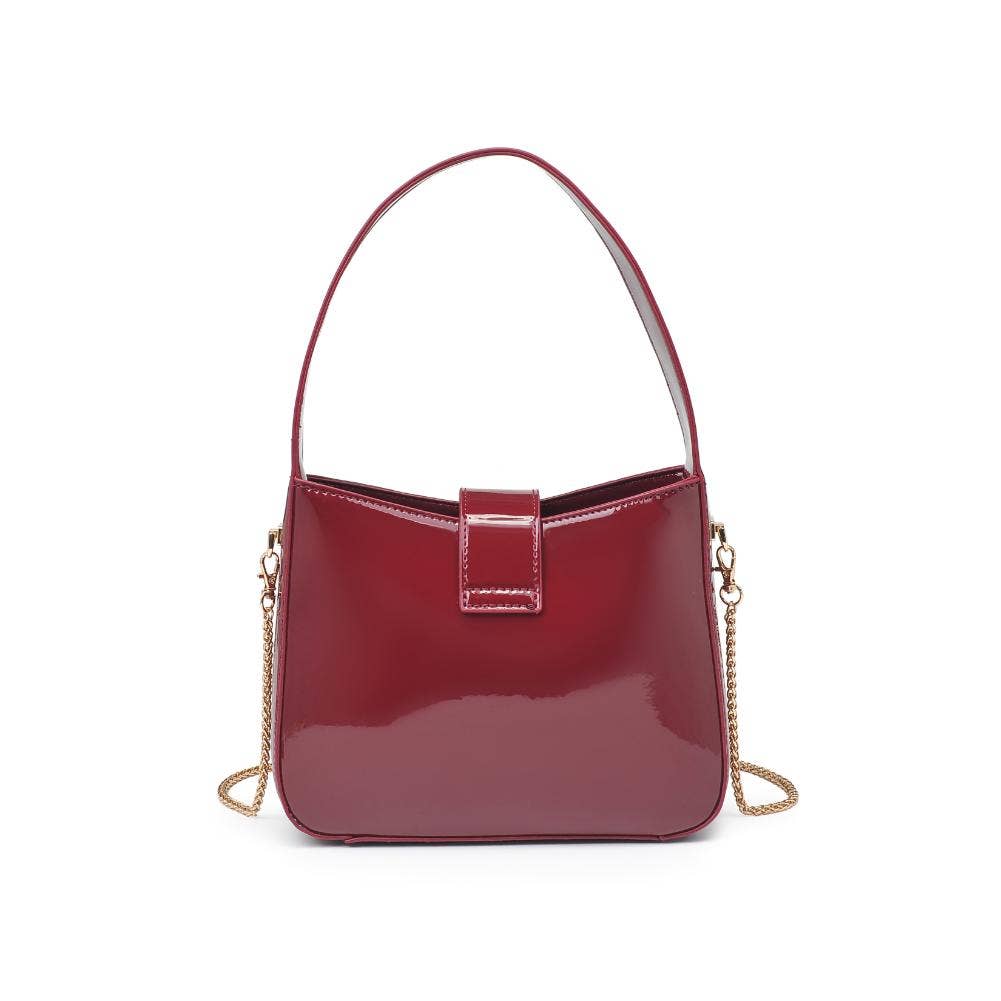 Paige Patent Shoulder Bag