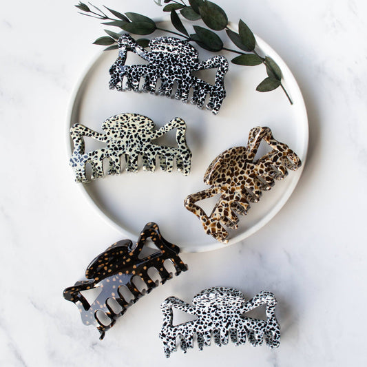 Kendall Terrazzo Hair Clip