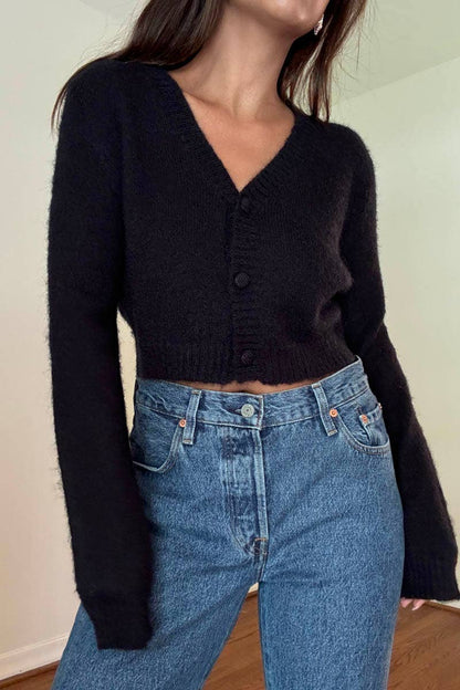 MJ Cropped Cardigan