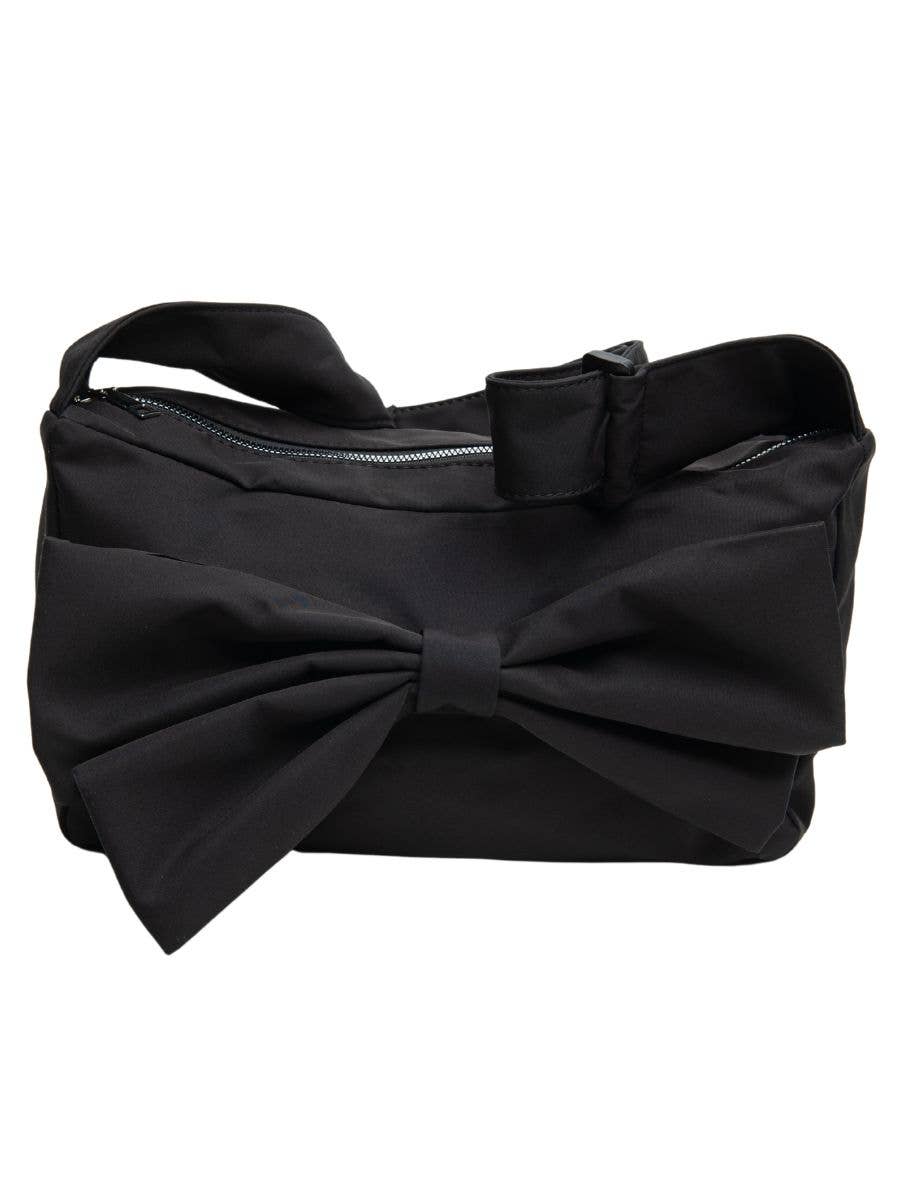 Coquette Black Bow Bag