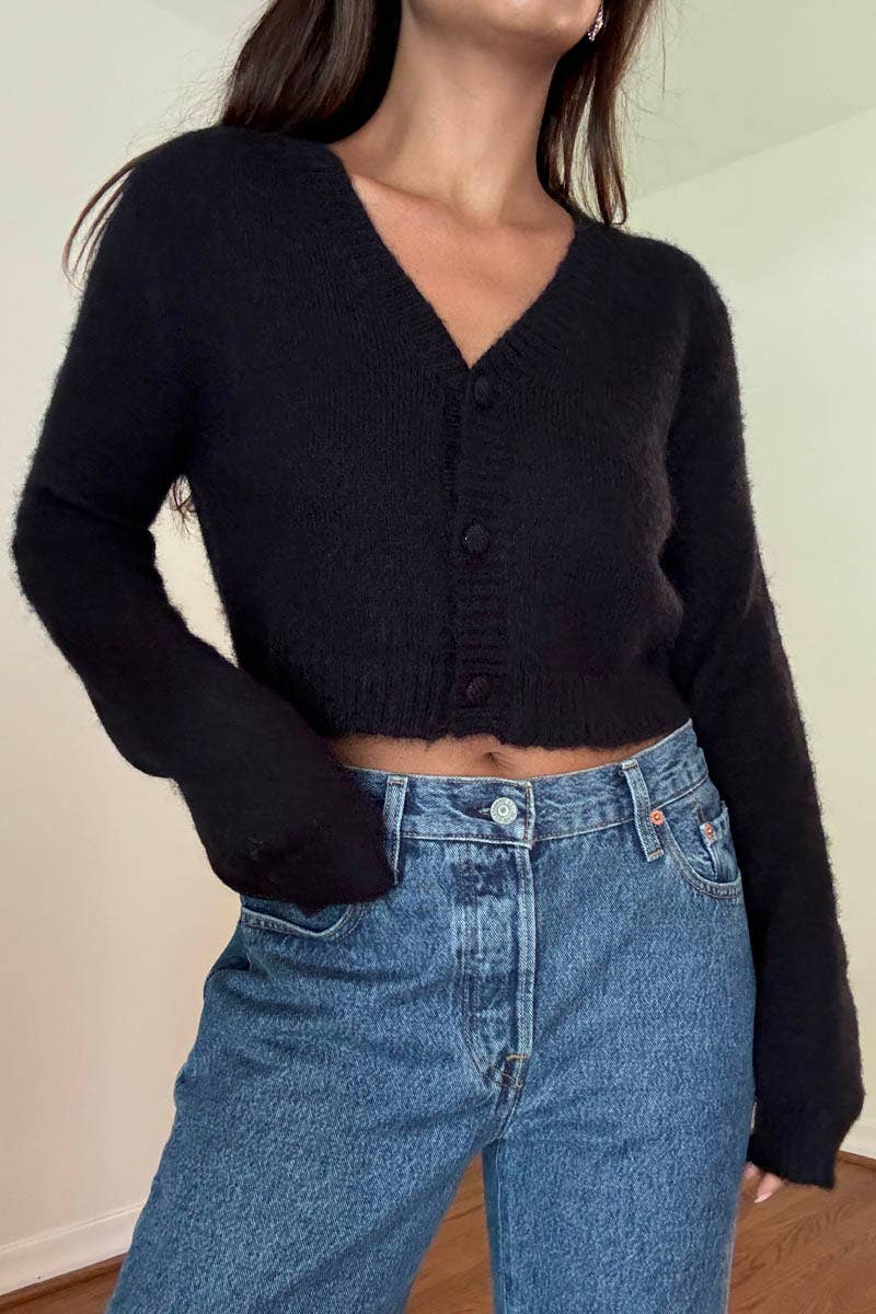 MJ Cropped Cardigan