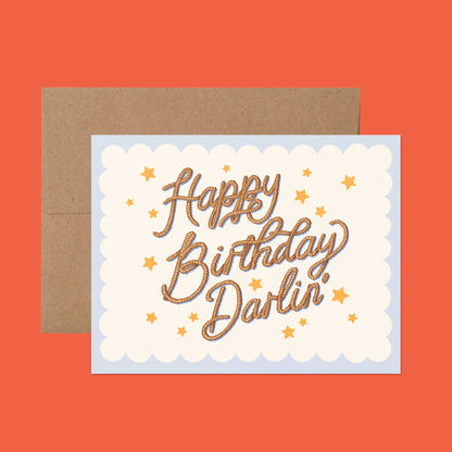 Happy Birthday Darlin' | Cowgirl Greeting Card