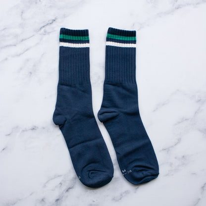 Men's Retro Thin Stripe Socks