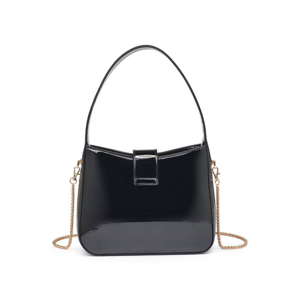 Paige Patent Shoulder Bag