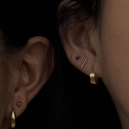 14k Solid Gold Studs