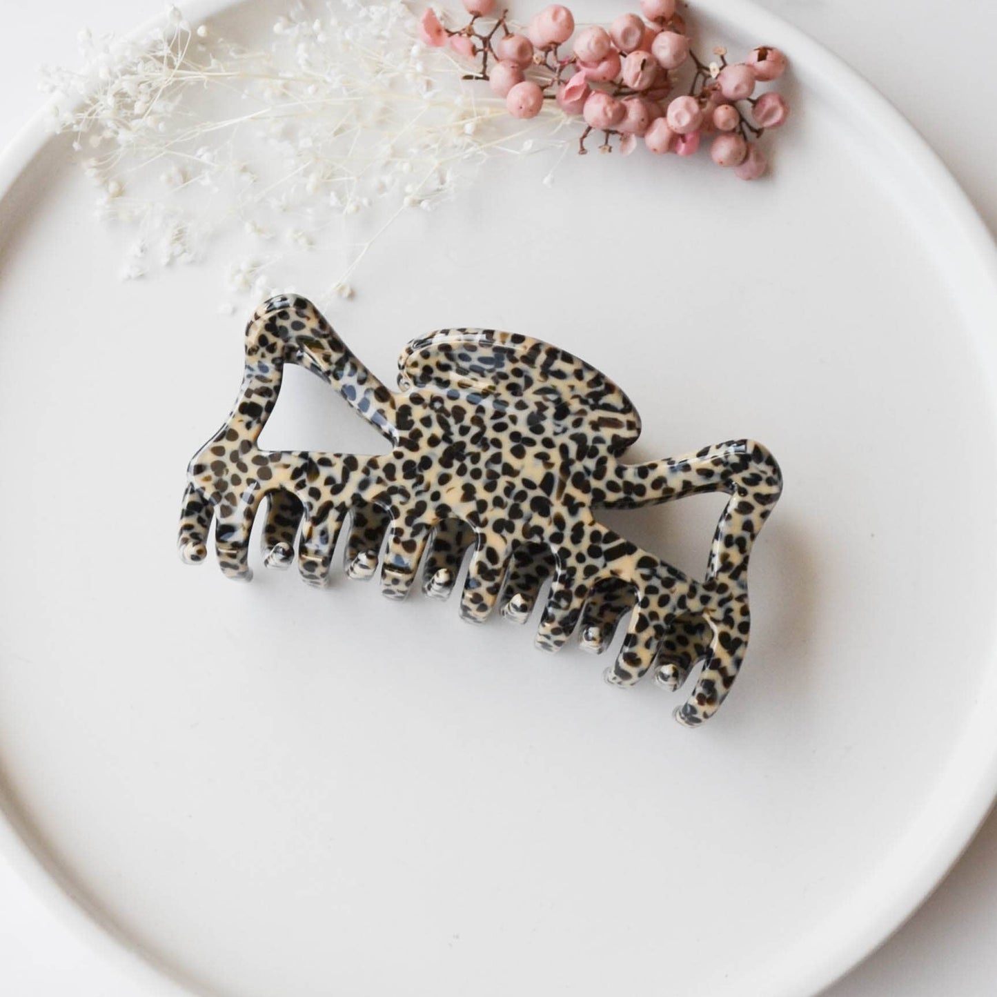 Kendall Terrazzo Hair Clip