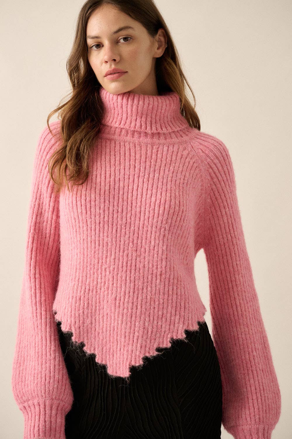 Magda Bandana Turtleneck Sweater