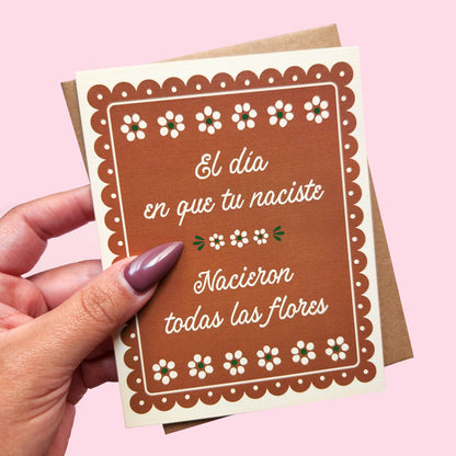 El Día en que tu Naciste | Greeting Card