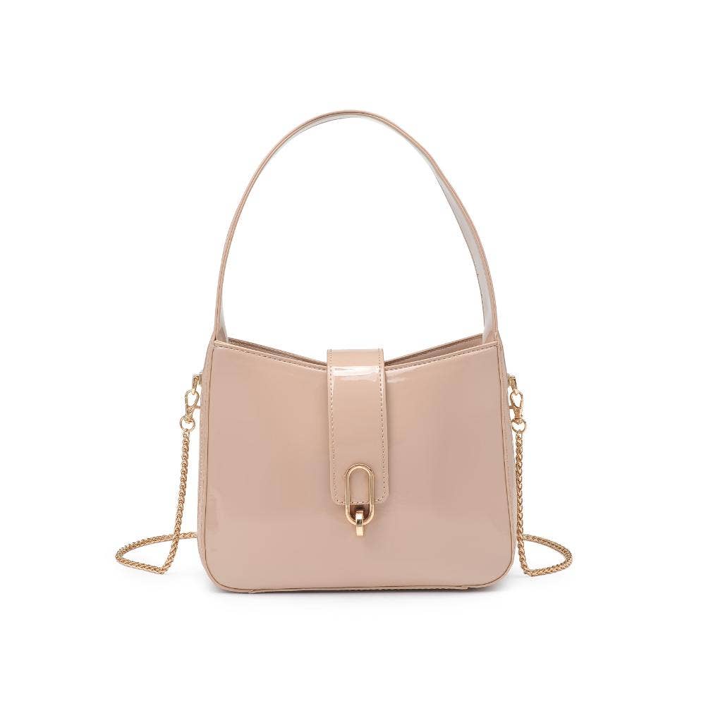 Paige Patent Shoulder Bag