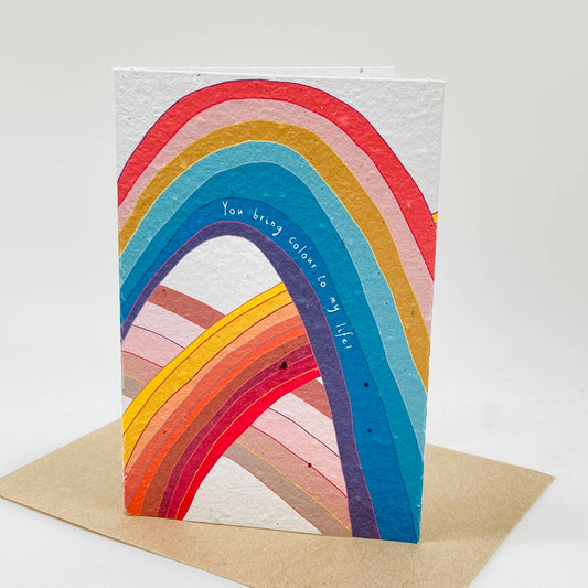 Rainbow | Growing Paper Greeting Card