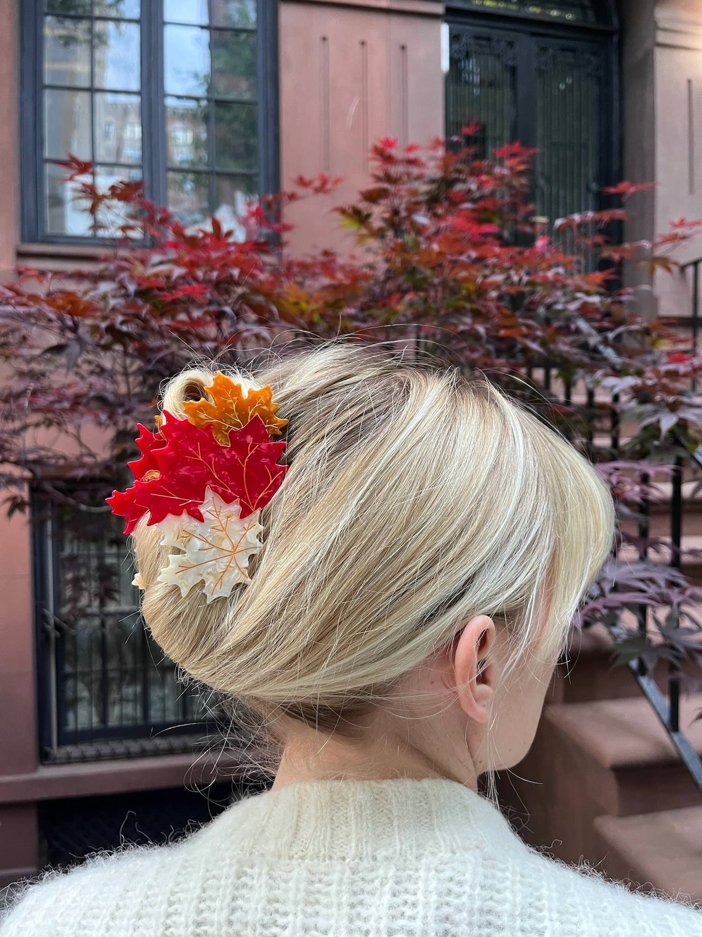 Fall Leaves Hair Clip