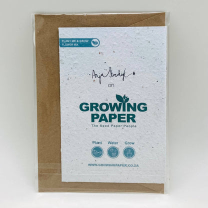 Green Thanks | Growing Paper Greeting Card