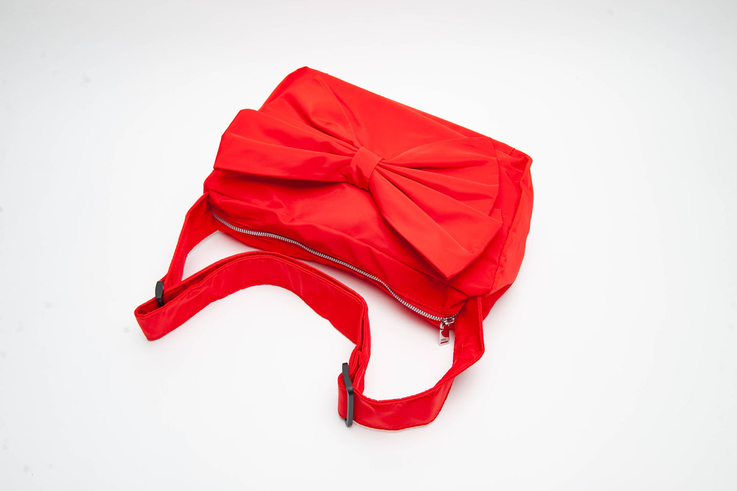 Coquette Cherry Red Bow Bag