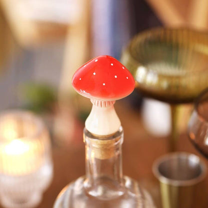 Toadstool Cork Bottle Stopper