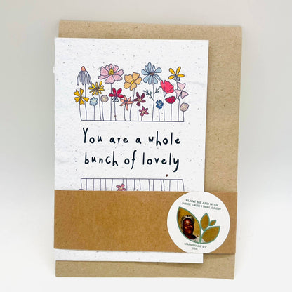 Lovely | Growing Paper Greeting Card