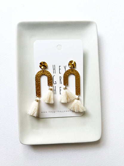 The Tina Tassel Earrings