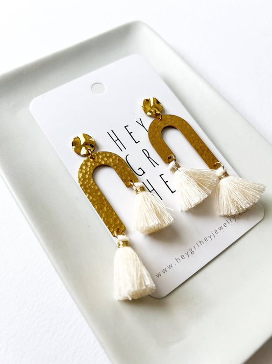 The Tina Tassel Earrings