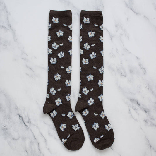 Women's Floral Knee High Socks