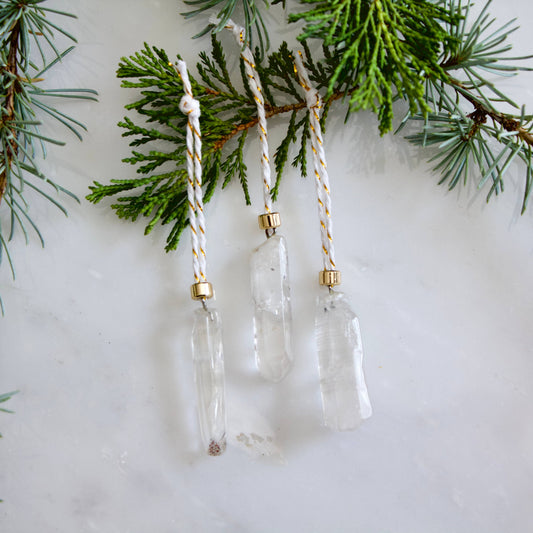 Quartz Crystal Ornament / Package Charm