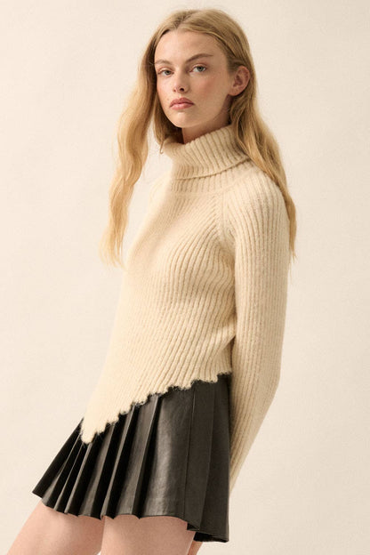 Magda Bandana Turtleneck Sweater