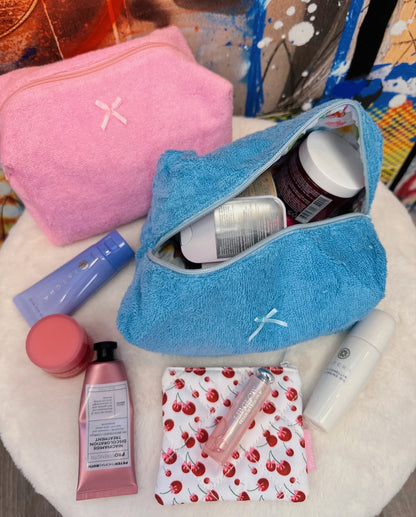 Sharpay Terrycloth Makeup Bag