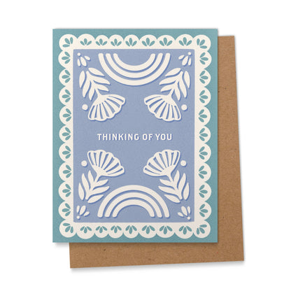 Thinking of You - Papel Picado Greeting Card