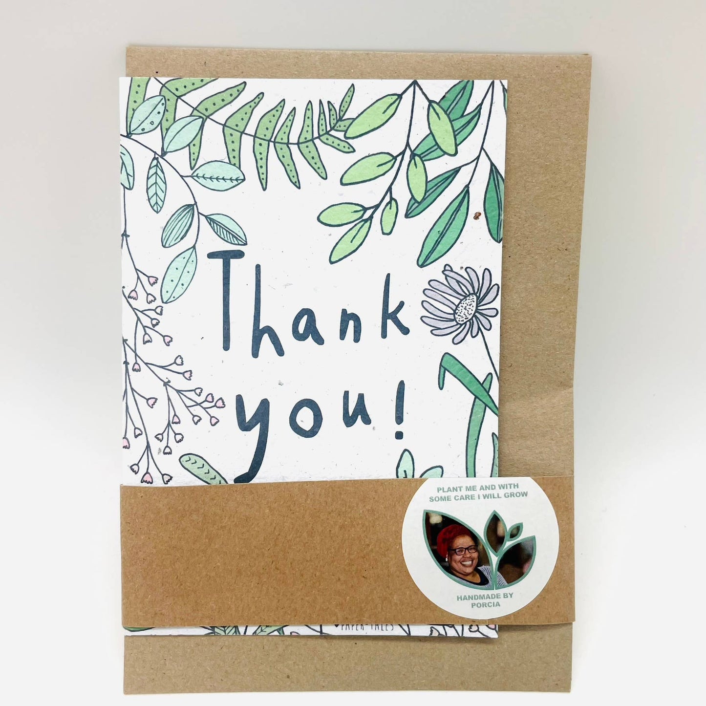 Green Thanks | Growing Paper Greeting Card