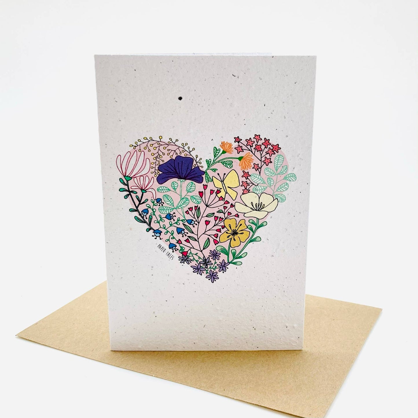 Flower Heart | Growing Paper Greeting Card