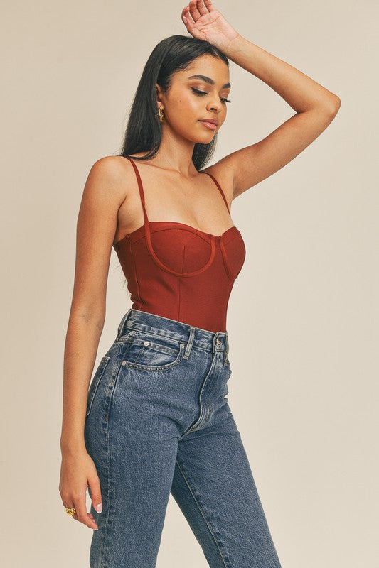 Brandy Bustier Bodysuit