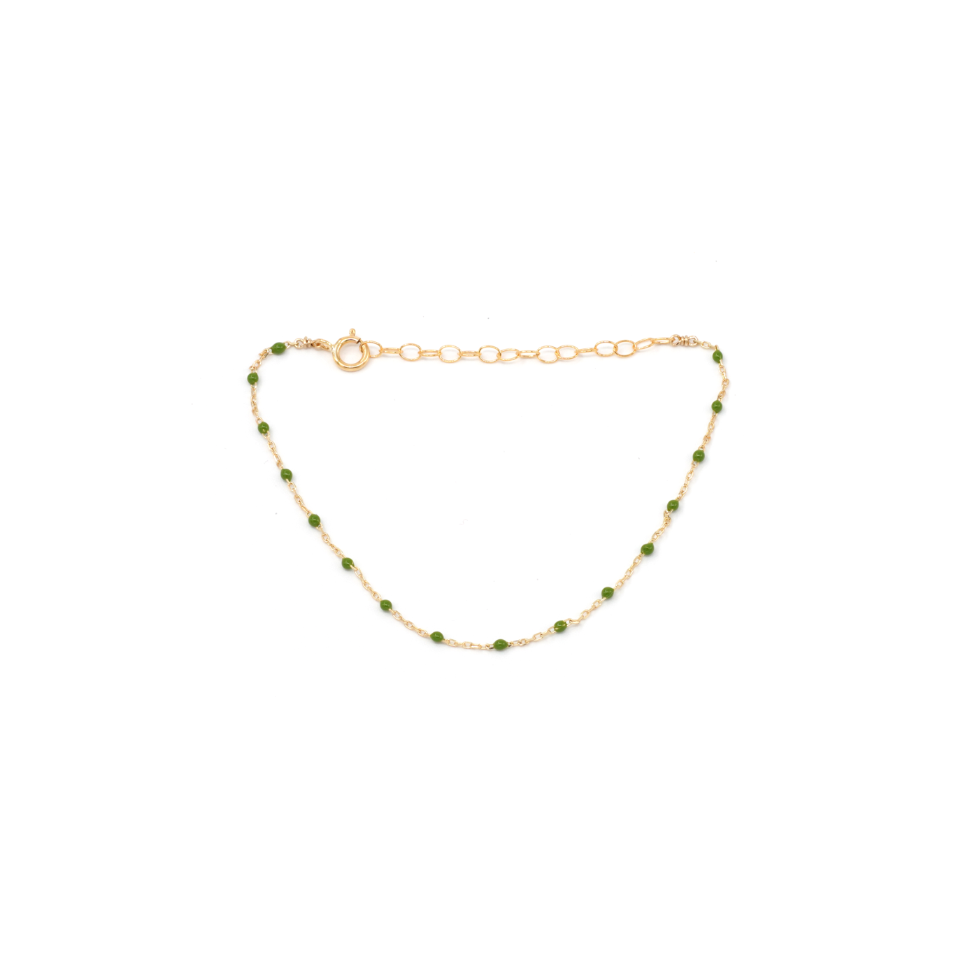 Dainty Gold + Enamel Bracelet