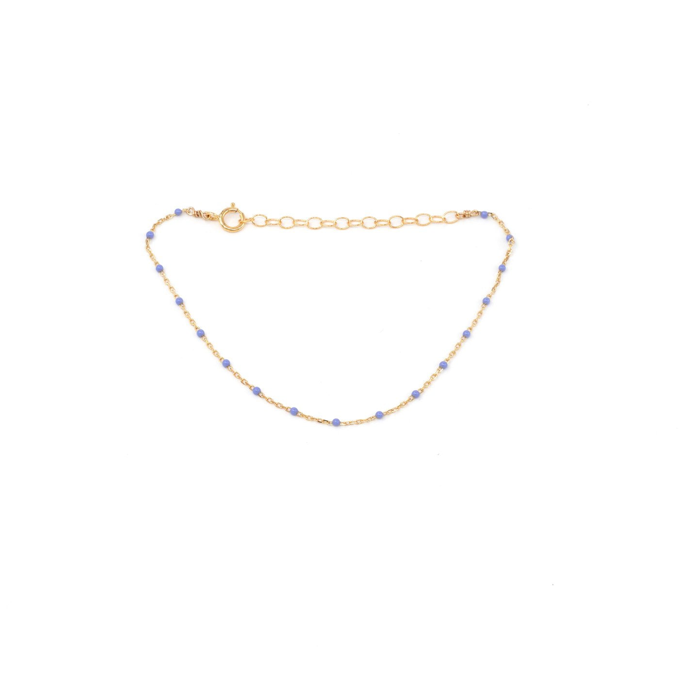 Dainty Gold + Enamel Bracelet